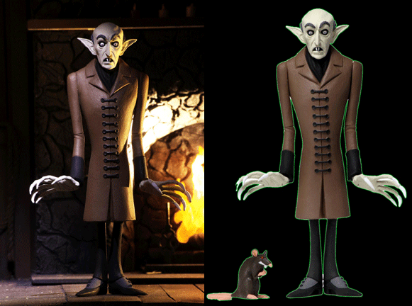 Toony Terrors Nosferatu Count Orlok figure