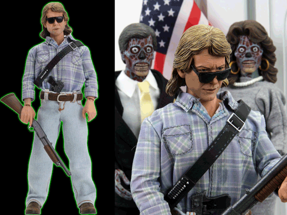 They Live 8 Clothed Action Figure John Nada