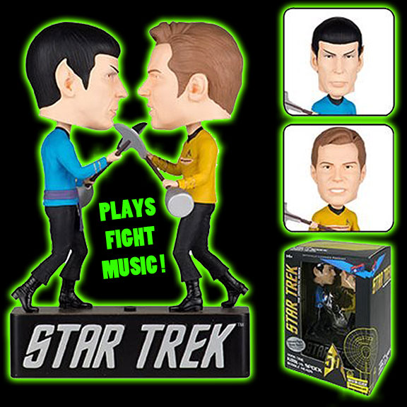 Star Trek: The Original Series- Kirk vs. Spock Bobble Heads