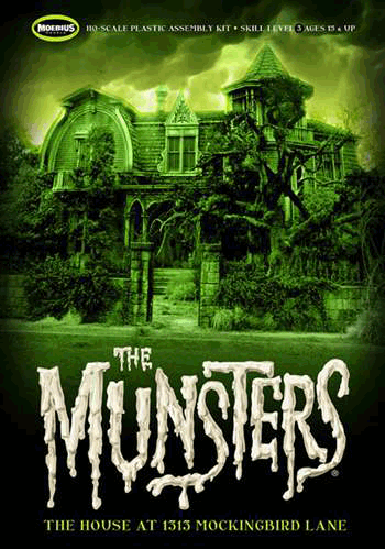 THE MUNSTERS HOUSE 1313 MODEL KIT