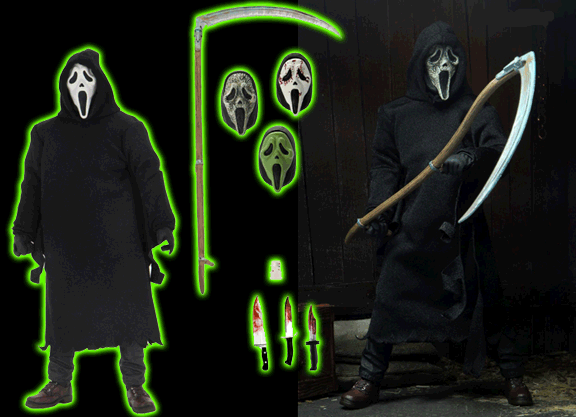 Ghostface - 7 inch Scale Action Figure Ultimate Ghostface