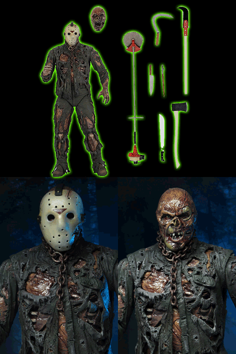 Friday the 13th 7 inch Scale Action Figure Ultimate Part 7 (New Blood) Jason