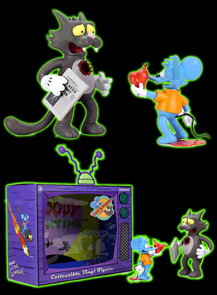The Simpsons Itchy and Scratchy Figure Set