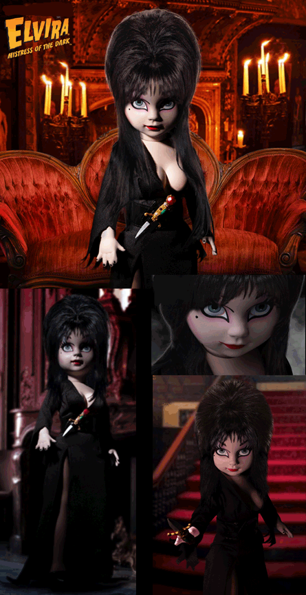 Elvira Mistress of the Dark Living Dead Doll