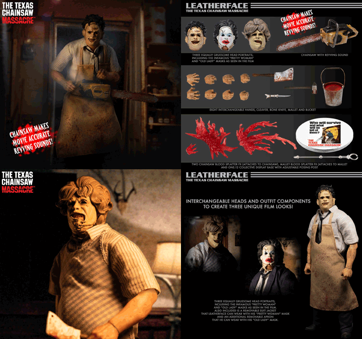 ONE:12 Collective Leatherface - Deluxe Edition