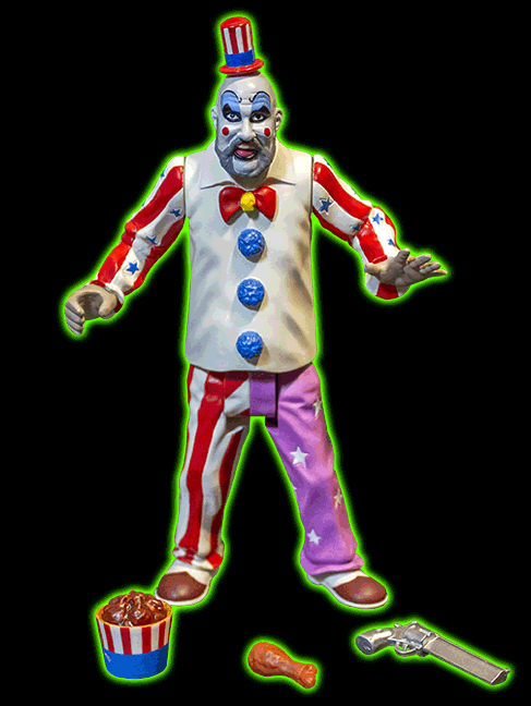 HOUSE OF 1000 CORPSES - FINGER LICKIN' PISTOL WHIPPIN' CAPTAIN SPAULDING ACTION FIGURE