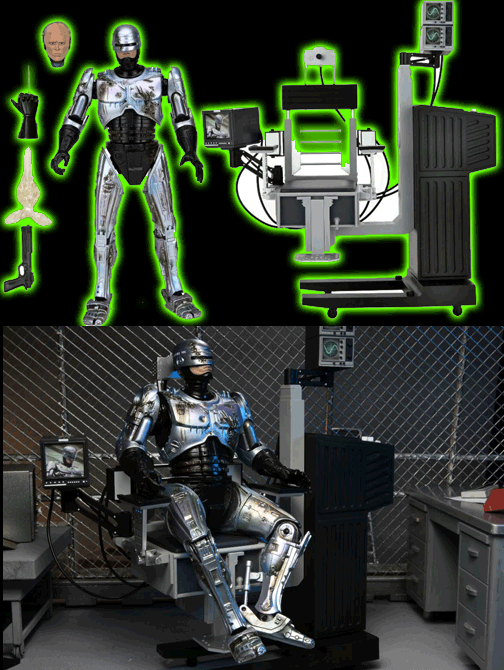Ultimate Battle Damaged RoboCop with Chair - 7