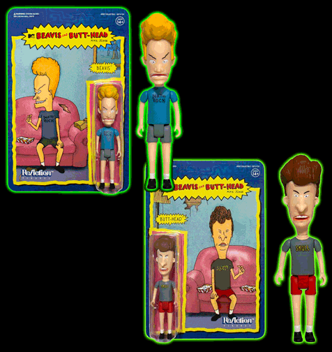 Beavis and Butt-Head ReAction Figure - Set of Two