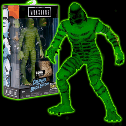 Universal Monsters Creature from the Black Lagoon Glow-in-the-Dark 6-Inch Action Figure