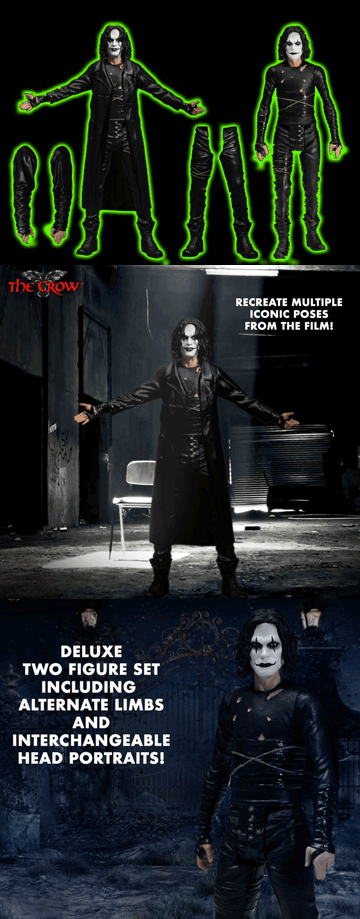 The Crow 5 Points Deluxe 2 Figure Set