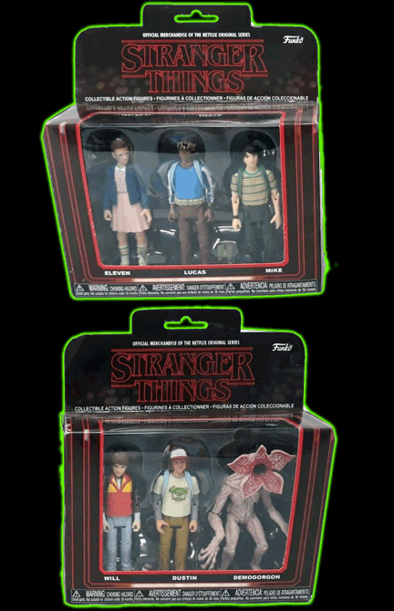 Funko Stranger Things Bundle Pack (2 Packs Of 3) Collectible Action Figures