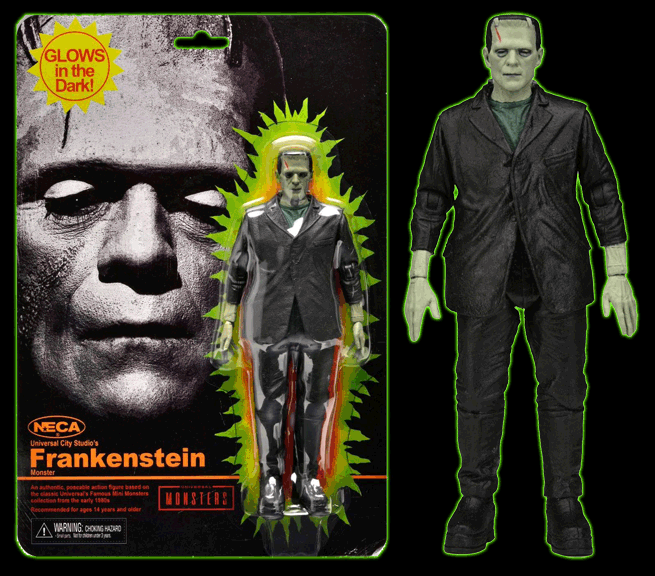 Universal Monsters Frankenstein- Retro Glow in the Dark 7