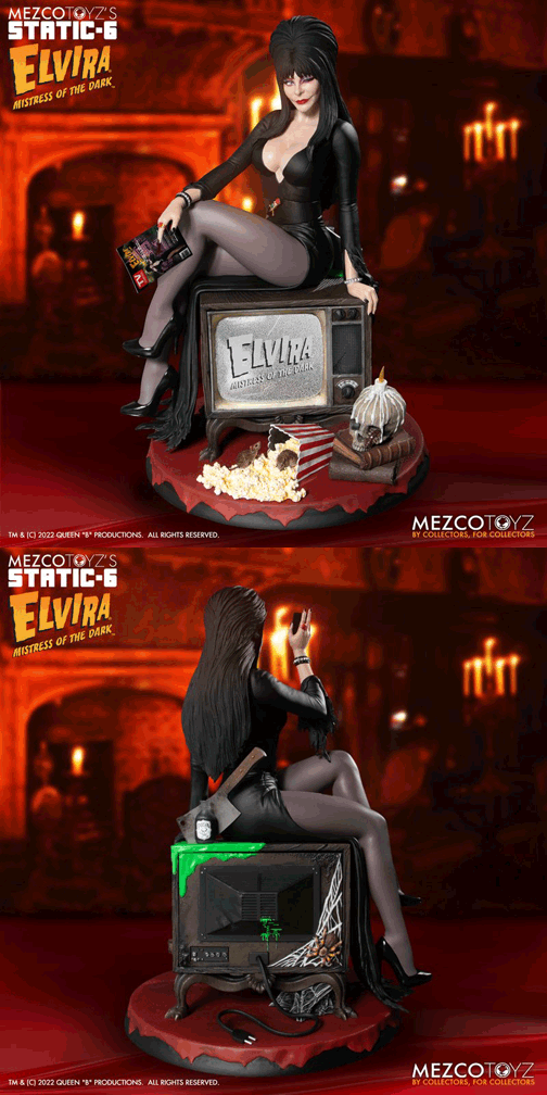 MEZCO TOYZS STATIC 6: ELVIRA MISTRESS OF THE DARK