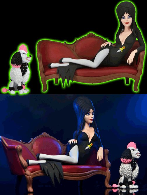 Toony Terrors Elvira on Couch Boxed Set