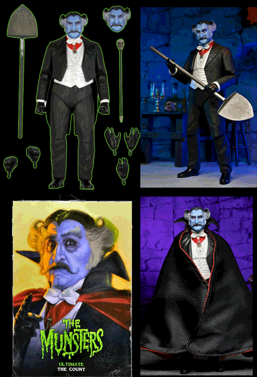 Rob Zombie's The Munsters 7 inch Scale Action Figure Ultimate The Count