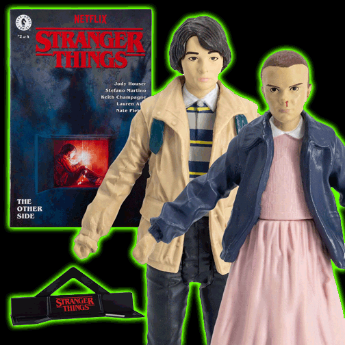 Stranger Things Page Punchers Wave 1 Eleven and Mike Wheeler 3