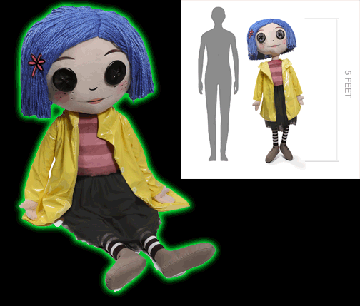 Coraline 5 ft. Life-Size Doll