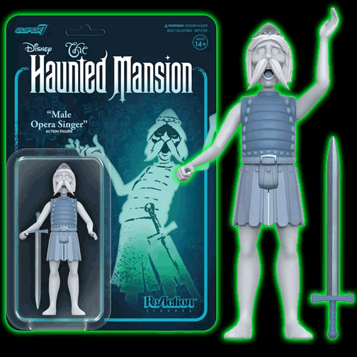 Haunted Mansion Male Opera Singer ReAction Figure