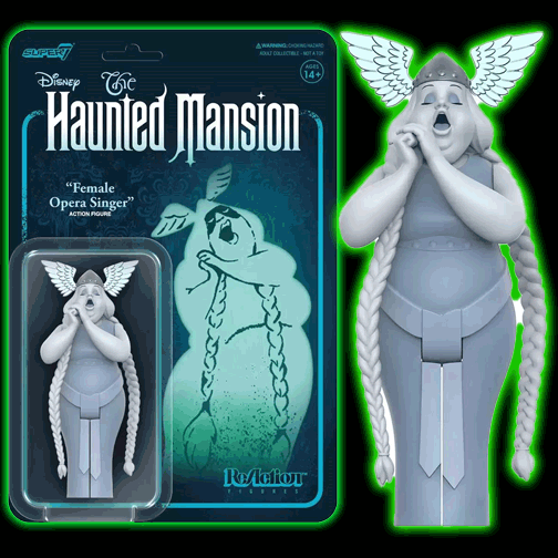 Haunted Mansion Female Opera Singer ReAction Figure