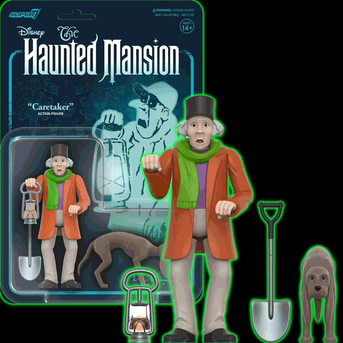 Haunted Mansion Caretaker ReAction Figure
