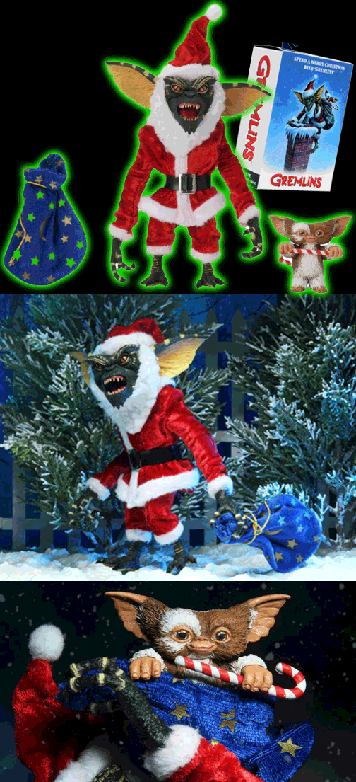 Gremlins - Ultimate Santa Stripe & Gizmo 7 in. Scale Action Figure