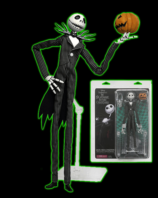 Jack Skellington with Pumpkin 9 inch Articulated Figure