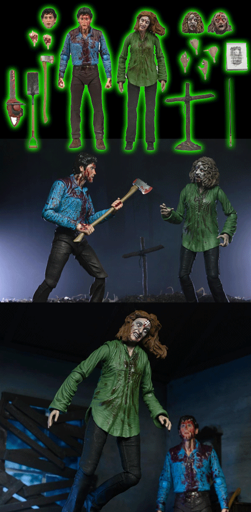 Evil Dead - Ultimate Bloody Ash and Cheryl Williams 2 Pack