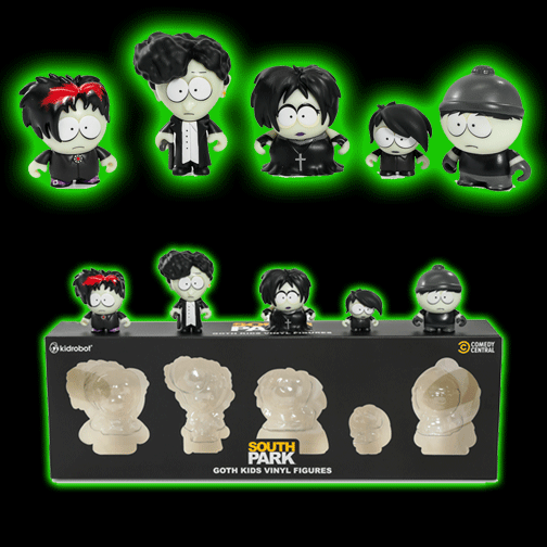 South Park Goth Kids Vinyl Mini Figures 5-Pack