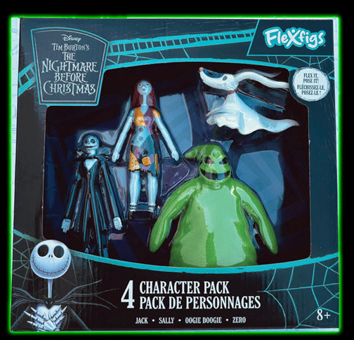 Nightmare Before Christmas Bendable Figure set