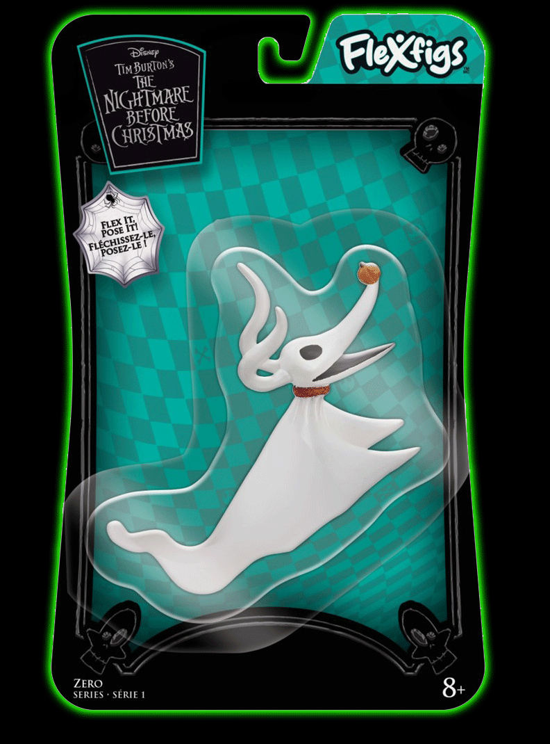 Nightmare Before Christmas Bendable Zero Figure
