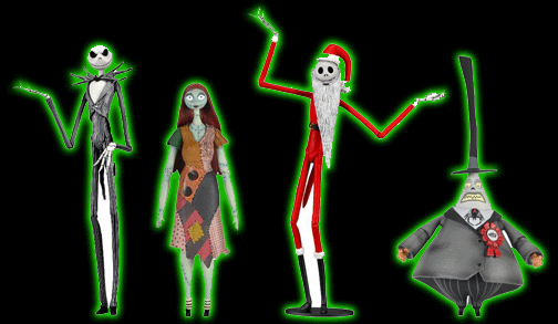 The Nightmare Before Christmas 30th Anniversary 7 in Ultimate Figures Set of 4