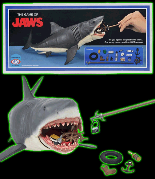 Jaws - The Game of Jaws 50th Anniversary 12in. Head to Tail Action Figure