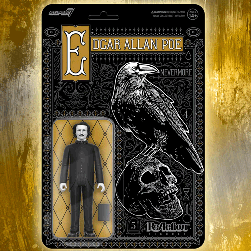 Edgar Allan Poe ReAction Figure- Greyscale