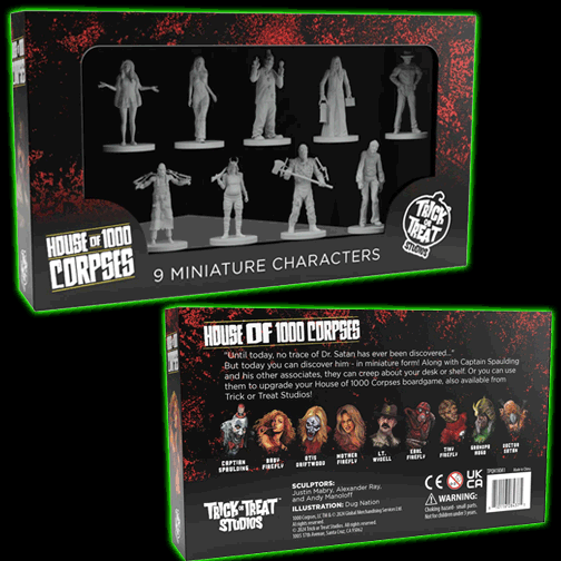 HOUSE OF 1000 CORPSES MINIATURE FIGURES SET