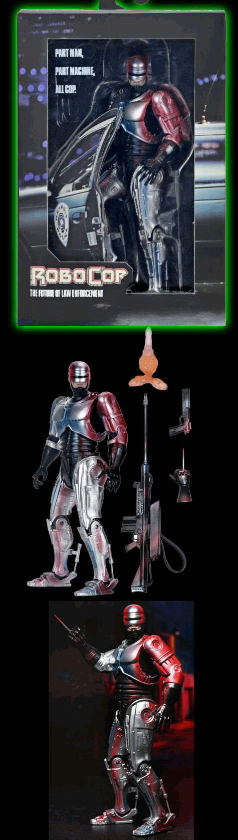 Ultimate Robocop Poster Homage 7 inch Action Figure