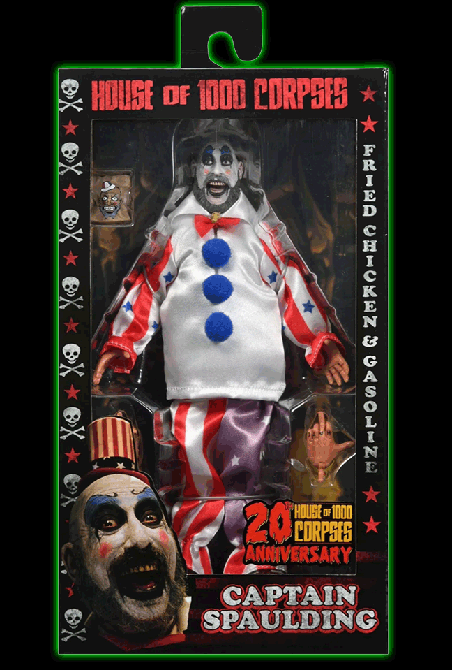 Captain Spaulding 20th Anniversary 8 inch Clothed Figure