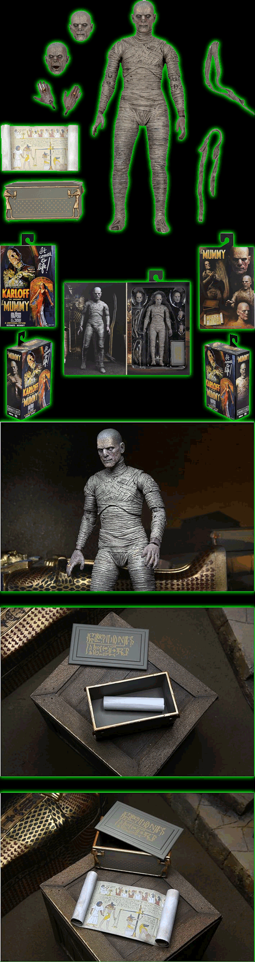 Universal Monsters NECA Ultimate Mummy 7 in. Figure