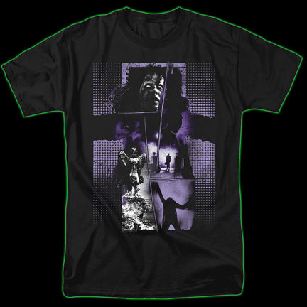 The Exorcist Purple Collage T-Shirt