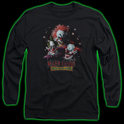 Killer Klowns From Outer Space trio Long Sleeve T-Shirt