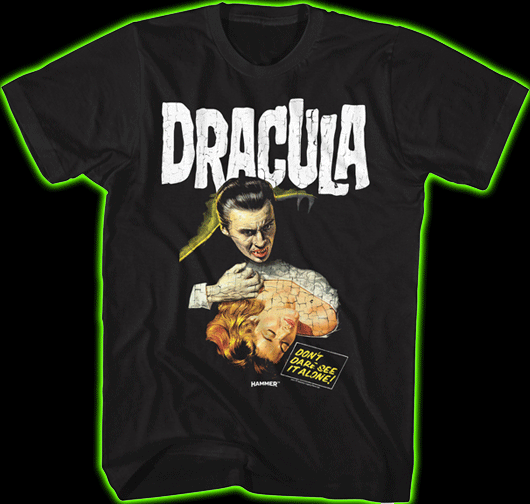 Hammer Dracula - Don’t See It Alone! T-Shirt