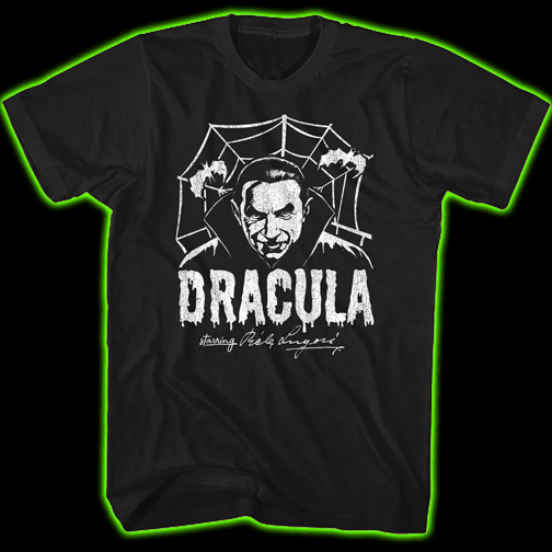 Bela Lugosi Creepy Web T-Shirt
