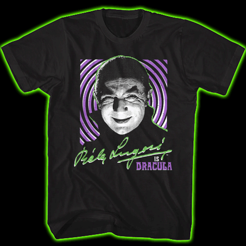 Bela Lugosi Hypnotic Purple T-Shirt