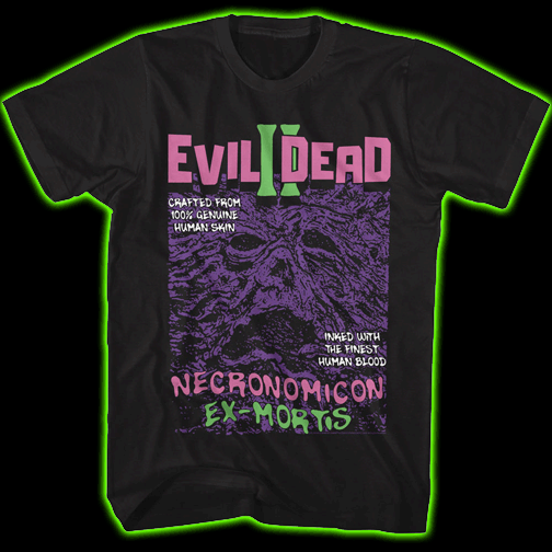 Evil Dead 2 Necronomicon Ex Mortis T-Shirt