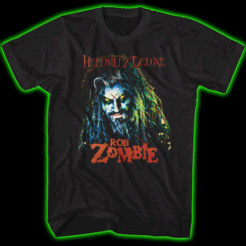 ROB ZOMBIE HELLBILLY DELUXE COVER IMAGE T-SHIRT