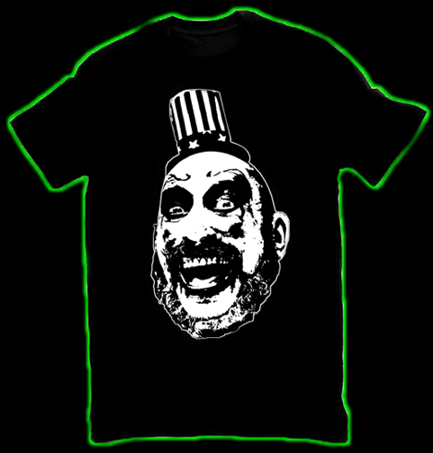 Rob Zombie's Exclusive Captain Spaulding Face T-Shirt