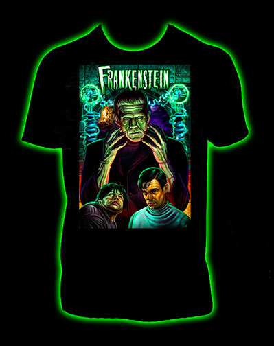 Dr. Frankenstein Men's Black T-Shirt