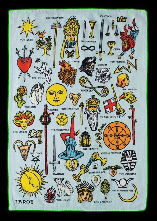 Tarot Dish Towel