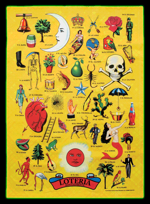Loteria Dish Towel