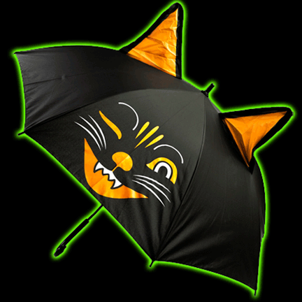 JINX THE BLACK CAT UMBRELLA WITH EARS<br>IN-STORE PURCHASE ONLY