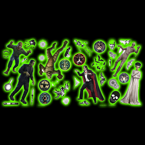 Universal Monsters Peel and Stick Wall Decals